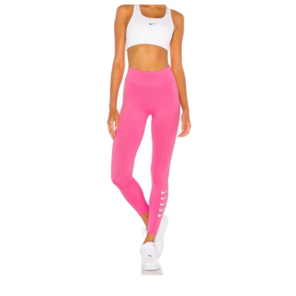 Nike Swoosh Run Tight Pink Glow color Sz M